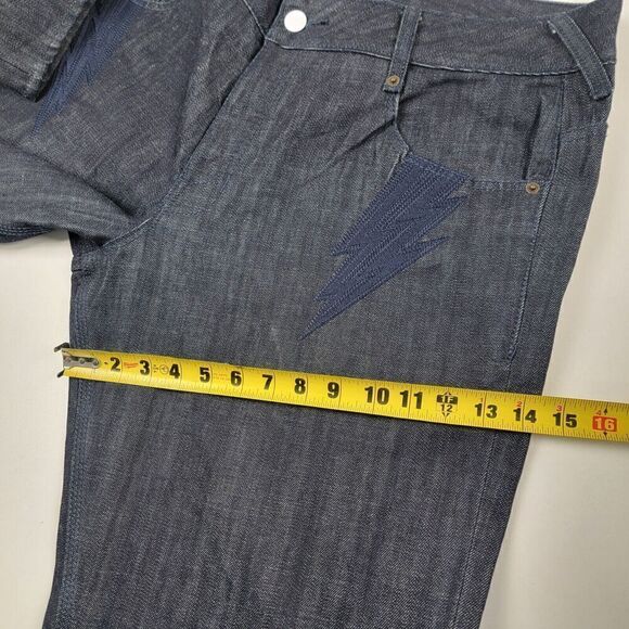 Vintage Y2K Shmack Baggy Wide Leg Jeans Mens 38x33 JNCO Southpole Skater Grunge - Picture 5 of 12